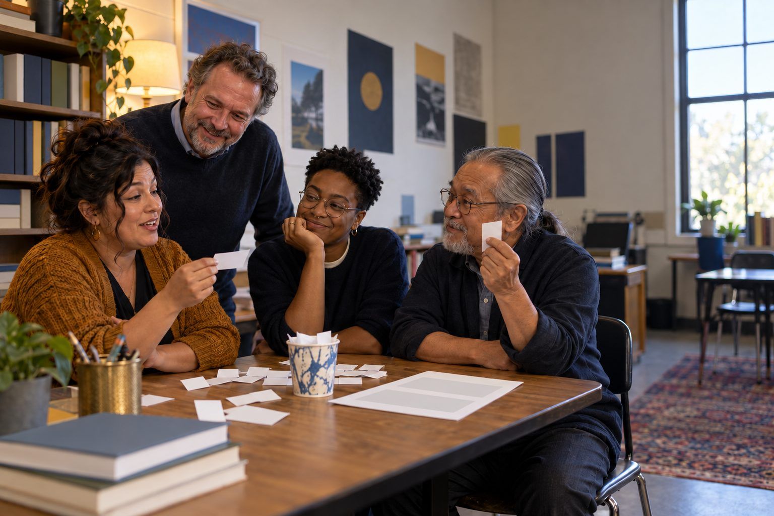 Educators laugh at a confident but wrong sentence their paper language model just produced.
