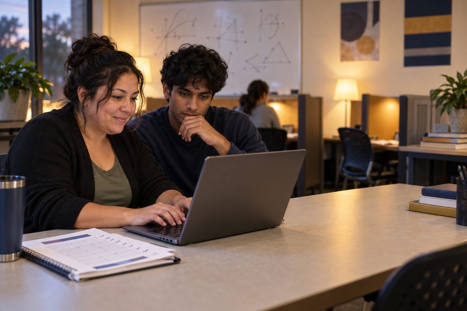 Two community college students test whether an AI study coach will refuse to hand over answers.